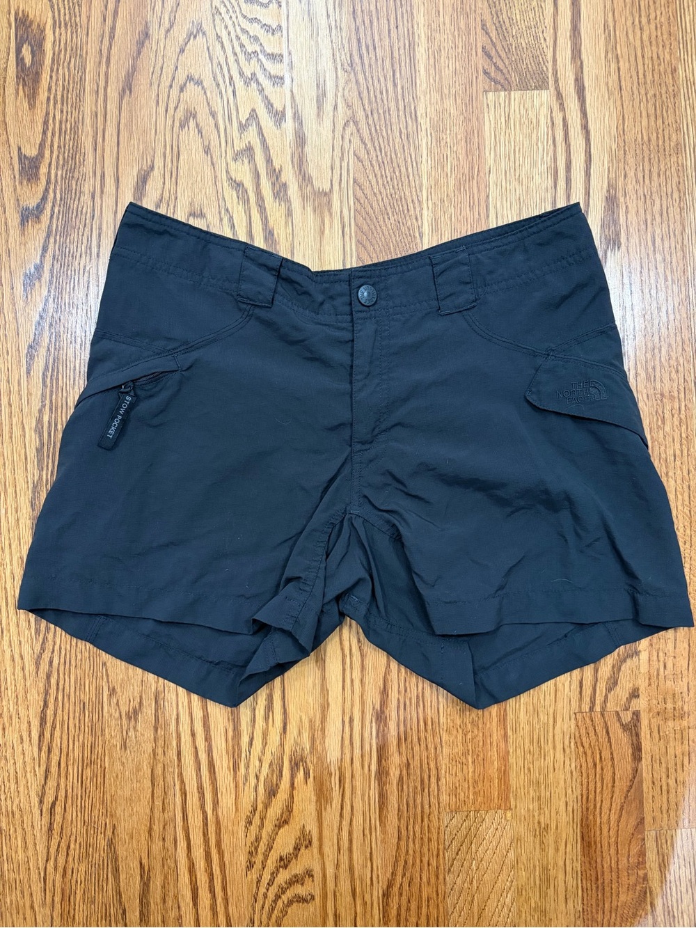 The North Face 5" Hiking Cargo Utility Outdoor Shorts w Stow Pocket Black (8)